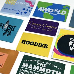 <span class=keywords><strong>Etichette</strong></span> per Abbigliamento di Lusso in Tessuto di Cotone con Logo del Marchio Personalizzato, Tessute ad Alta Densità con Piega alle Estremità da Cucire - Product Image 3