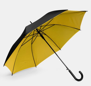 Venta al por mayor barato semiautomático paraguas de doble capa paraguas recto para adultos - Product Image 2