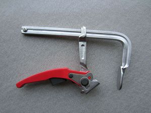 Abrazadera F de trinquete de Metal, sistema de abrazadera de riel de Guía rápida de alta resistencia, herramienta de mano de sujeción - Product Image 5
