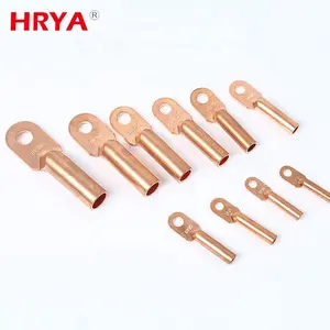 HRYA Factory Cable Terminals 2 12R 20 Lug Type Preinsulated Crimp Terminal Aluminum Battery Lug for Secure Wiring