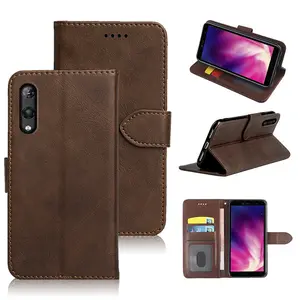 Leather Wallet Case Mobile Phone Bag Cover For Rakuten Big S Big Hand Mini Strong Magnetic Flip Cover