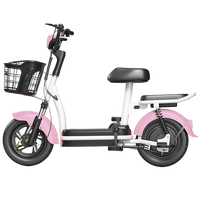 Vélo électrique urbain à moteur arrière 3 vitesses, batterie au plomb-acide 48V, haute vitesse, longue autonomie