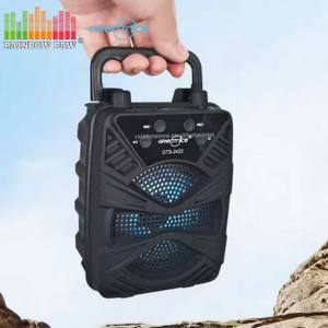 Altavoz Portátil Gts-2422 de 3 Pulgadas con Bluetooth, USB, Reproductor de MP3 con Tarjeta TF y Radio FM - Product Image 1