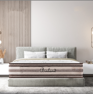 Colchón ortopédico King Size de alta calidad, colchón cómodo de 5 estrellas de lujo para colchón de dormitorio de Hotel, OEM/ODM personalizado - Product Image 1