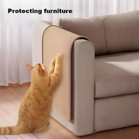 Grand grattoir à griffes pour chat en sisal, moderne, durable, écologique, avec base antidérapante, multifonctionnel, pour aiguiser les griffes, pour meubles et murs