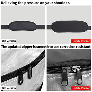 Échantillon gratuit Sac de transport pour planche de surf imperméable de voyage Sac de protection de planche de surf de qualité supérieure Sac de transport à roulettes pour planche de surf - Product Image 3