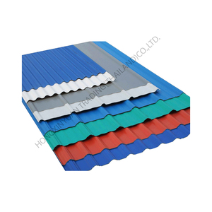 Chất Lượng Cao 0.7Mm Dày Nhôm Kẽm Sóng Thép Mạ Kẽm Tấm Lợp Hàn Uốn Dịch Vụ Nhà Máy Giá Cung Cấp - Product Image 1