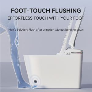 Vente en gros usine – Nouveau modèle de toilettes intelligentes électroniques, à poser au sol, minces, autonettoyantes, pour salle de bain - Product Image 5