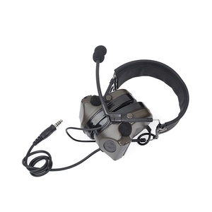 Casque rétro à réduction de bruit JMTech, bandeau robuste, tour de cou, mains libres, radio bidirectionnelle, casque <span class=keywords><strong>VOX</strong></span>, casque de chasse - Product Image 2