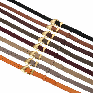 Ceintures en daim pour femmes, ceintures classiques de design minimaliste pour les robes de pantalons en jean, <span class=keywords><strong>ceinture</strong></span> noire avec boucle dorée - Product Image 2