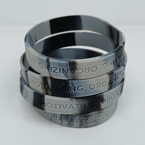 Pulseras <span class=keywords><strong>de</strong></span> Silicona Personalizadas Ecológicas con Logotipo Personalizado, Resistentes al Agua, con Impresión por Sublimación en Relieve, Código QR Colorido, Promocionales - Product Image 3