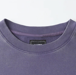 <span class=keywords><strong>Felpa</strong></span> <span class=keywords><strong>Oversize</strong></span> Vintage con Logo Patch <span class=keywords><strong>Viola</strong></span>, <span class=keywords><strong>Felpa</strong></span> Personalizzata con Ricamo, <span class=keywords><strong>Felpa</strong></span> Casual Effetto Lavato - Product Image 3