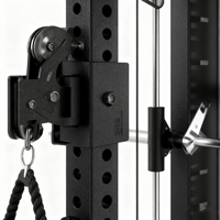 Equipo de Gimnasio Profesional BFT de Guangzhou, Máquina de Sentadillas Smith, Cable Crossover, Entrenamiento Deportivo de Culturismo, Características: Rack de Gimnasio