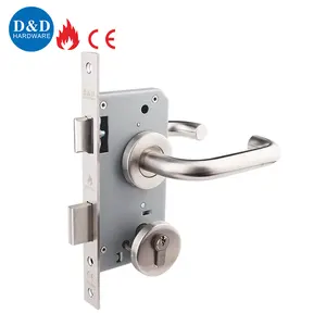 High Security Cylinder Lock Euro Factory Direct CE Fire Proof High Security Double Lock Body Cylinder Mortise Sash Main Door Lock