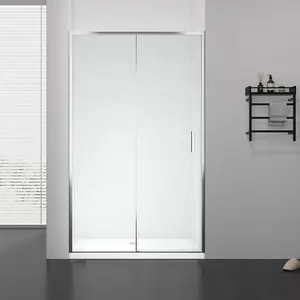 Pintu Shower Geser Yang Mudah Digunakan, Penutup Pancuran Kaca Harga Bagus