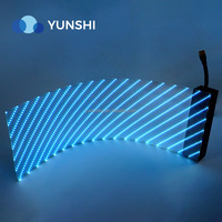 Film flexible d'écran de P20 LED d'écran de l'intérieur LED de cristal sur le verre pour les magasins de détail et les ascenseurs