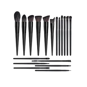 Hochwertige 4/10//20pcs Synthetic Brush Set Premium Foundation Puder Lidschatten Blush Makeup Pinsel mit Schwarz