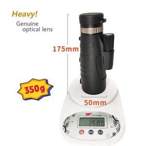 실제 12x50 FMC BAK4 Prism HD 소형 단안 스마트 폰 홀더 삼각대 50mm 야생 동물 조류 관찰 사냥을위한 목표