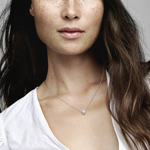 Collier Panjia Noble Heart en argent 925, design cœur, collier pour femme, bijoux haut de gamme, vente en gros d'usine - Product Image 5