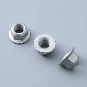 Tuercas hexagonales Jin Rui con brida, tamaño personalizable, antiaflojamiento, grado A para la industria de la construcción, acero al carbono - Product Image 2