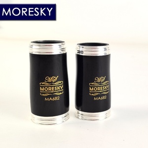 MORESKY Clarinette en ébène/mopane, accordée en La, 18 clés, plaquée argent, MA682 - Product Image 6