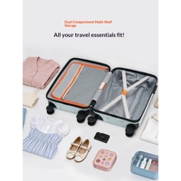 Valise de voyage PC tendance Kamail, unisexe, 24 pouces, grande capacité, avec serrure à code, roulettes pivotantes à 360 degrés, serrure TSA, légère