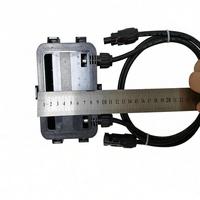 Boîte de jonction à vente chaude avec câbles, étanche, cuivre, plastique, 1500V DC 20A, boîte de jonction pour cellules solaires avec connecteur PV