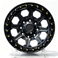 Jantes en alliage d'aluminium forgé JWYC personnalisées 6061-T6, 17, 18, 20, 22 pouces, noir mat, jantes tout-terrain compatibles avec Ford F150