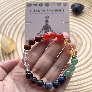 Natural Stone Bracelet Colorful Glass <b>Beaded</b> Most Popular <b>Crystal</b> Strategic Recommended Ready to Ship (RTS) - Product Image 1