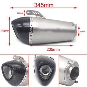 Tubo de Escape Alpha para Motocicleta, <span class=keywords><strong>ATV</strong></span>, Pit Dirt, 300cc, 600cc, <span class=keywords><strong>1000cc</strong></span>, Moto Deportiva, DB Killer Universal - Product Image 2