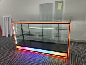 Well <strong>Made</strong> Tempered <strong>Glass</strong> showcase for Jewelry Display showcase Display <strong>Rack</strong> for Tobacco Shop or Toy Shop - Product Image 2