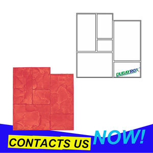 Molde de suelo <span class=keywords><strong>impreso</strong></span> de cemento de color, moldes de estampado de hormigón en relieve artístico de varios estilos, molde de hormigón con sello de impresión de <span class=keywords><strong>pavimento</strong></span> - Product Image 3