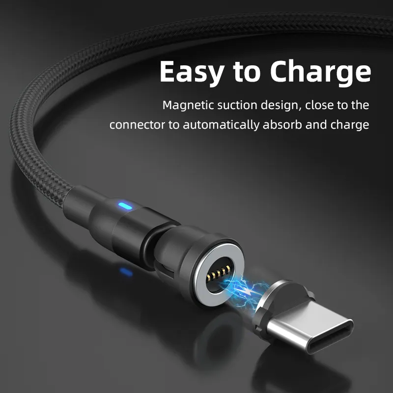 Бесплатная доставка Оптовая продажа 3 в 1 Разъемы Магнитный Usb кабель зарядный кабель для смартфонов Аксессуары USB C кабели