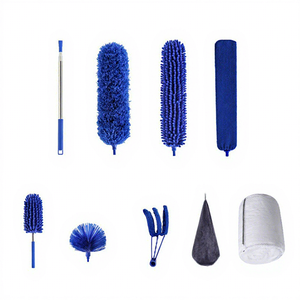 Paquete de 9 Plumas de Limpieza Extensibles de Microfibra, Reutilizables y Flexibles para Limpiar Ventiladores de Techo, Techos Altos, Persianas, Televisores y Autos - Product Image 1
