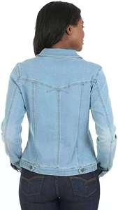 New Women's Vintage Winter Slim-fit Long-sleeved <b>Denim</b> <b>Jacket</b> with Stand Collar Casual Waterproof Oversize Button Coat - Product Image 5