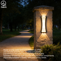 Applique murale LED extérieure IP65 étanche en aluminium pour jardin et maison moderne minimaliste