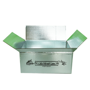 Scatola Termica in Cartone e Alluminio per Spedizione di Pesce, Carne, Verdura, Frutta e Alimenti Congelati - Product Image 1