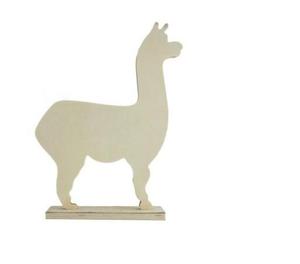 Decoración artesanal <span class=keywords><strong>de</strong></span> llama <span class=keywords><strong>de</strong></span> pie <span class=keywords><strong>de</strong></span> <span class=keywords><strong>madera</strong></span> para el hogar - Product Image 1