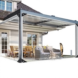 Tewango - Lona de PVC Transparente al 99,99% de 0,3 mm y 0,5 mm para Exteriores, Impermeable, para Pérgolas, Toldos Verticales, Cubiertas para Balcones, Acero - Product Image 3