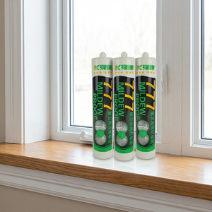 Scellant silicone acide anti-moisissure <span class=keywords><strong>de</strong></span> niveau 0 supérieur <span class=keywords><strong>pour</strong></span> l'étanchéité des bords des cabines <span class=keywords><strong>de</strong></span> <span class=keywords><strong>douche</strong></span> et des cloisons en verre - Product Image 2