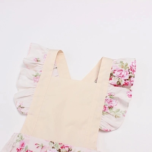 Top baby clothes newborn clothing organic cotton Tassel fringe cute baby romper bodysuit romper - Product Image 3