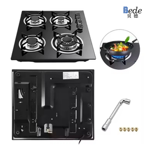 Estufa de hierro fundido duradera de 4 quemadores, estufa de <span class=keywords><strong>Gas</strong></span> para el hogar, encendido eléctrico para batería Solar de <span class=keywords><strong>Gas</strong></span> <span class=keywords><strong>Natural</strong></span> LPG para uso en exteriores - Product Image 3