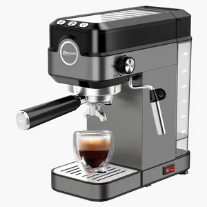 Hoge Kwaliteit 15bar 20bar 1300W Elektrische Volledig Commerciële 51Mm 58Mm Espresso Koffiemachine