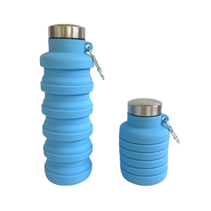 Meilleures ventes Tasse en silicone pliable rétractable unisexe Bouteilles d'eau pliables pour la course à pied Sports d'extérieur pour la salle de sport - Product Image 3