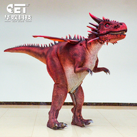 Cetdino Animatronic Costume de dinosaure artificiel-Marche légère personnalisée 4 mètres réaliste pour les enfants à l'intérieur/extérieur