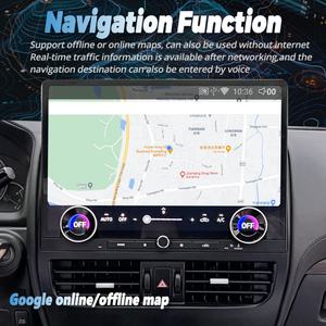 Radio para Auto con Pantalla Táctil Android 13 de 16.8 Pulgadas para Toyota Prado 120 2002-2009 y Lexus Gx470, Reproductor de Video GPS, Multimedia HU - Product Image 3