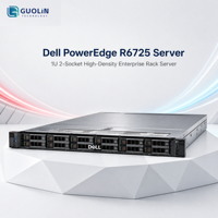 Serveur en rack Dell PowerEdge R6725 1U, double processeur AMD EPYC 9005 Series, 6 To DDR5, 3x PCIe Gen5, double OCP, serveur de calcul haute densité