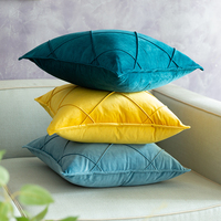 Housse de coussin décorative 20x20 pouces 50x50 cm Housse de coussin en velours Housse de coussin Fundas De Cojines Housse De Coussin