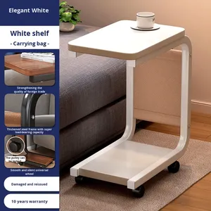 <span class=keywords><strong>Tavolino</strong></span> da Caffè Moderno Spostabile Meida, <span class=keywords><strong>Tavolino</strong></span> da Comodino, Arredamento per Soggiorno, Semplice <span class=keywords><strong>Tavolino</strong></span> Laterale in Legno Massello con Ripiano Portaoggetti - Product Image 6