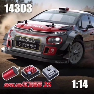 Coche de Carreras a Escala 1:14 con Control Remoto, Modelo 14303 de Alta Velocidad, con Tracción en las 4 Ruedas, Cable USB, 12 Canales, 120m - Product Image 5